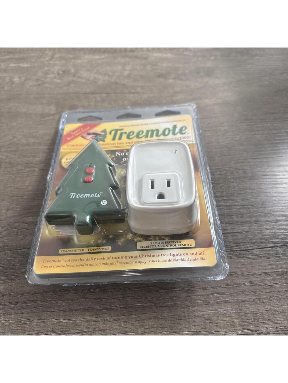 Treemote Wireless Remote Switch for Christmas Tree and Other Lights